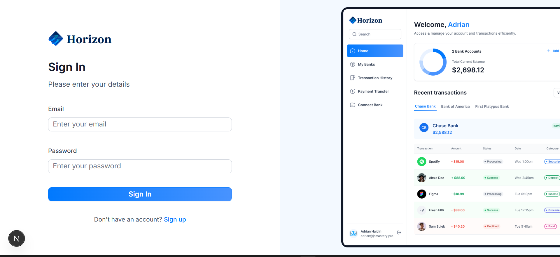 Horizon Banking App